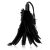 Feather Tickler – érzéki toll kényeztető 20 cm, fekete