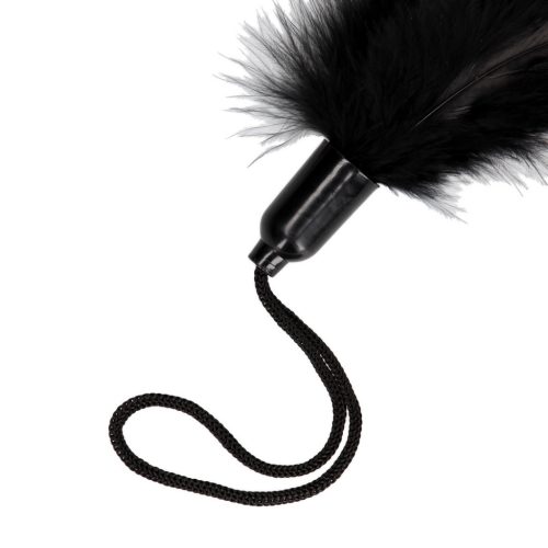 Feather Tickler – érzéki toll kényeztető 20 cm, fekete