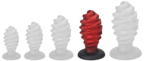 Torsado XL – ívelt prémium anál dugó 12,5 x 7,2 cm