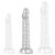 Prémium átlátszó dildo – Scales Mush, 17 x 4 cm