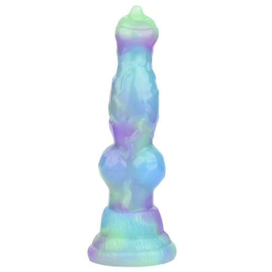 Wafus Dildo – 16 cm-es prémium, zöld-lila színű intim eszköz