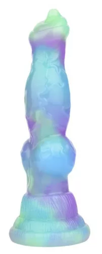 Wafus Dildo – 16 cm-es prémium, zöld-lila színű intim eszköz