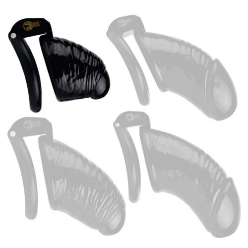 Worle – elegáns fém intimitásrögzítő 7 x 3,3 cm fekete