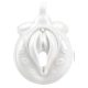 Sissy Kiss – prémium fehér szexi zár cage 3.5 x 3.8cm