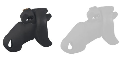 Flexy S – szilikon önmegtartó ketrec fekete 9 x 3,5 cm