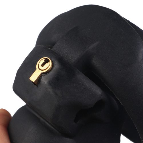 Flexy S – szilikon önmegtartó ketrec fekete 9 x 3,5 cm