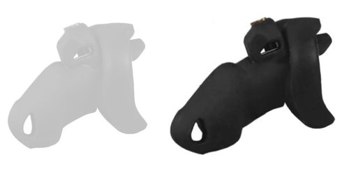 Flexty – prémium férfi meghittségi ketrec, fekete 10,5x3,5cm