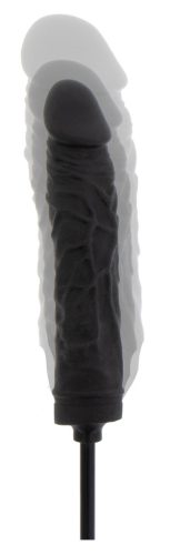 Inflatable Dildo – fekete, 18 cm és 3,5 cm prémium vibrátor