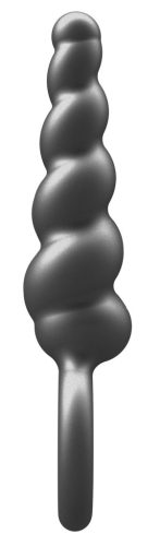 Plug The Screw – prémium anális dugó szürke, 10 x 2,7 cm