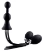 Duobally – felfújható anális plug 18 x 9 cm