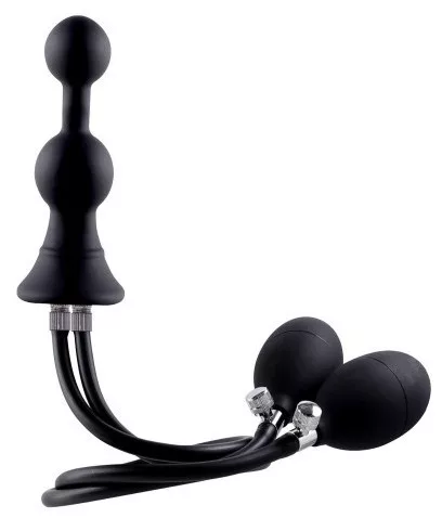 Duobally – felfújható anális plug 18 x 9 cm