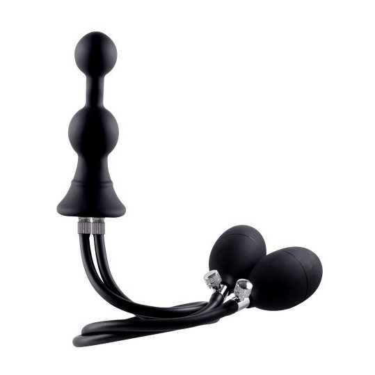 Duobally – felfújható anális plug 18 x 9 cm