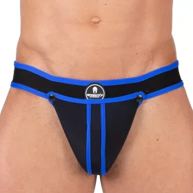 Jockstrap Shell – elegáns fekete-kék sport alsó