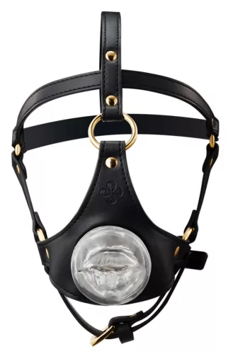 Prémium maszturbátor – érzéki száj forma 30 mm átmérővel