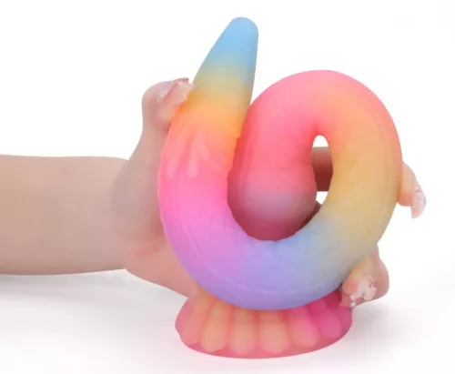 Gode Falkorix S – színes, érzéki hódító 28 cm-es játék