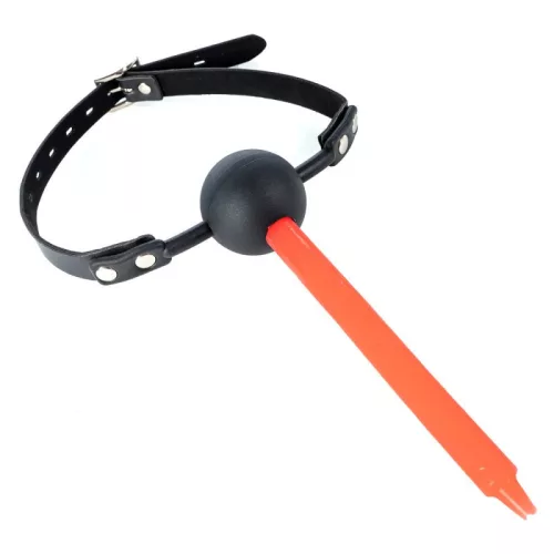 Enjoy Gag – fekete golyóhúzó, prémium intim élményhez