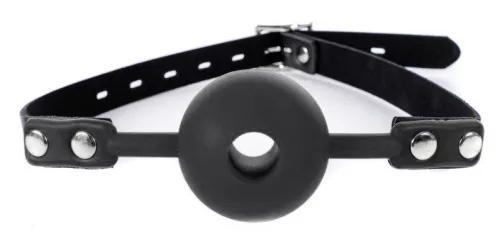 Enjoy Gag – fekete golyóhúzó, prémium intim élményhez