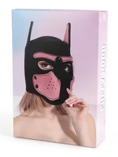 Enjoy Puppy Hood – fekete-zöld pupillás maszk
