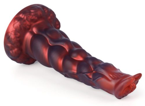 Heyak Plug – prémium intim masszírozó, 24 x 7.5 cm, piros