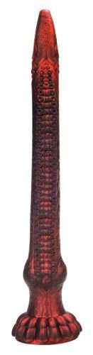 HEELIX S – prémium piros dildó (28 x 4 cm)