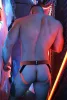 Futura Orange Neon – stílusos neonzöld jockstrap férfiaknak