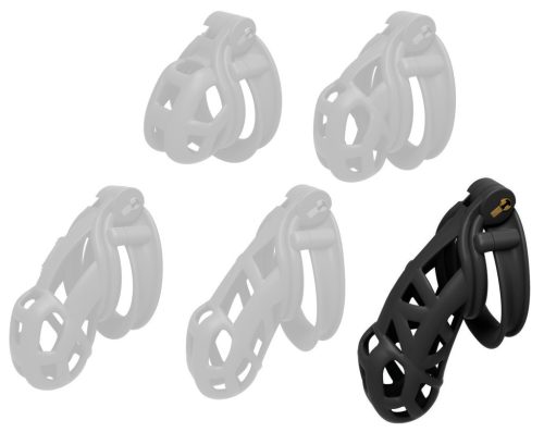 Contrik Black Cage XXL – prémium stimuláló eszköz 12 x 3.6 cm