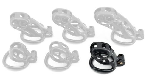 Black Robat Cage L – prémium intim tartó, 6.5 x 3.7 cm