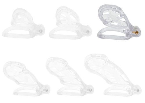 Átlátszó Robat ketrec – prémium férfi eszköz 6,5 x 3,7 cm