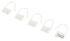Fehér zárható lakatok – 5 darabos számozott szett