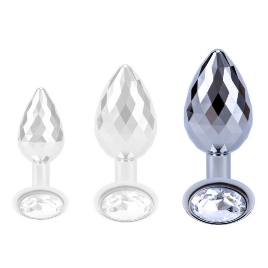 Bijou Disco Diamond L – prémium anál dugó 8,5 x 3,8 cm