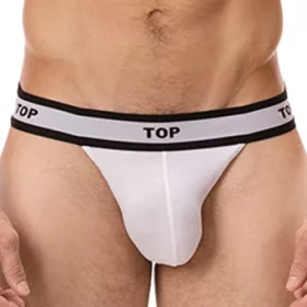 Prémium fehér jockstrap – stílusos férfi alsónemű