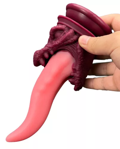 Drakon Tongue – érzéki, prémium dildó (15 x 5 cm)