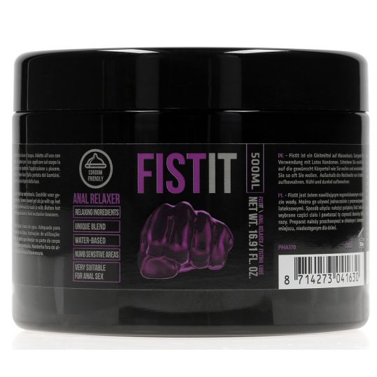 Anal Relaxer – érzéstelenítő krém 500 ml fekete tégelyben