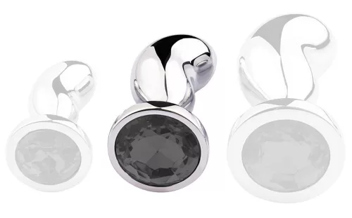 Bijou Bean – elegáns anális plug ezüst színben