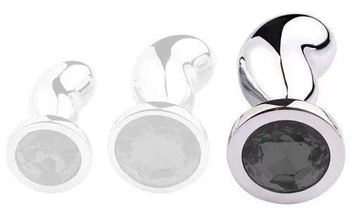 Plug Bijou Bean Silver – prémium anális készülék (L)