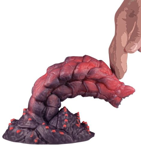 Gode Tatoo Flower - érzéki vibrátor, 17 cm hosszú