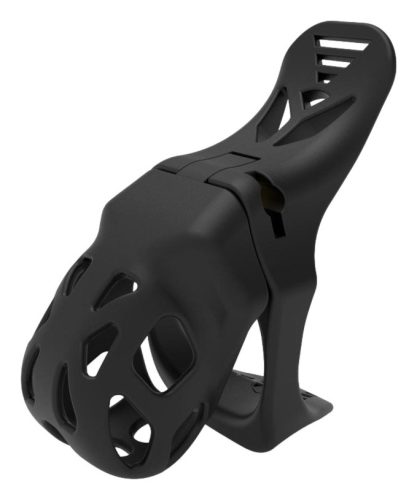 Komplit Cage - prémium fekete maszturbátor 8x3,5 cm