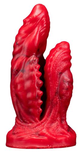 Gode Deuzik – prémium, 14 cm-es, érzéki vörös kényeztetés