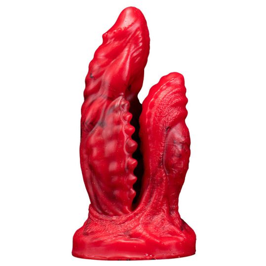 Gode Deuzik – prémium, 14 cm-es, érzéki vörös kényeztetés