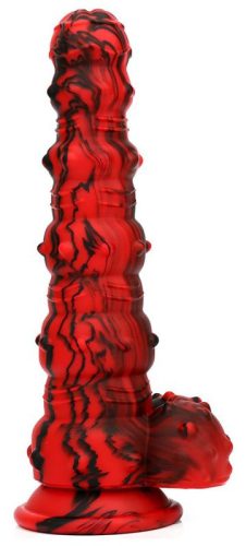 Gode Rastabul – prémium, érzéki vibrátor, 18 cm vörös