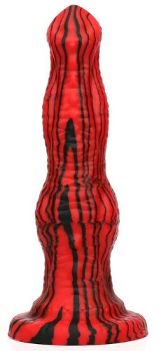 Gode Fantasy Pytkor – piros-fekete prémium műpénisz 20 cm