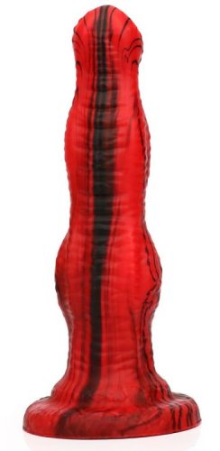 Gode Fantasy Pytkor – piros-fekete prémium műpénisz 20 cm