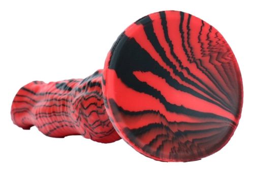 Gode Fantasy Pytkor – piros-fekete prémium műpénisz 20 cm