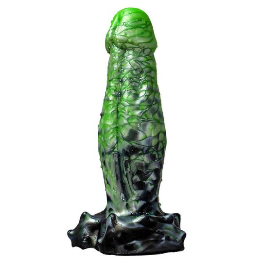 Gode Filuk – prémium zöld szilikon dildó 19 cm