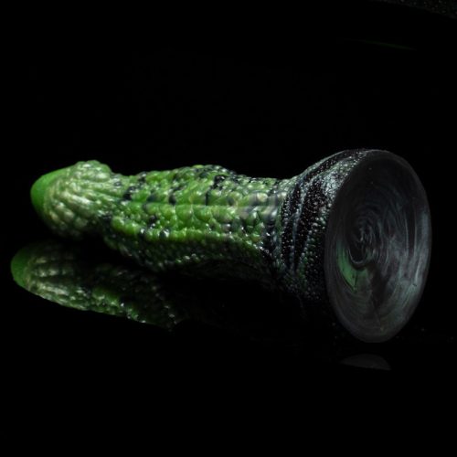 Gode Puruk – prémium, zöld, érdes felületű dildó