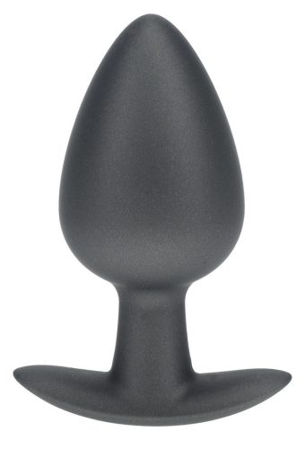 Metál Anális Dugó L - 7,5 x 4 cm, Szürke