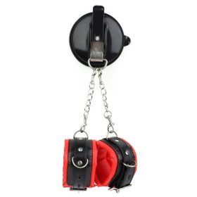 Strongcup - piros kézi bilincs tapadókoronggal