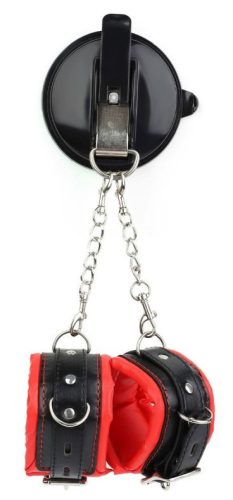 Strongcup - piros kézi bilincs tapadókoronggal