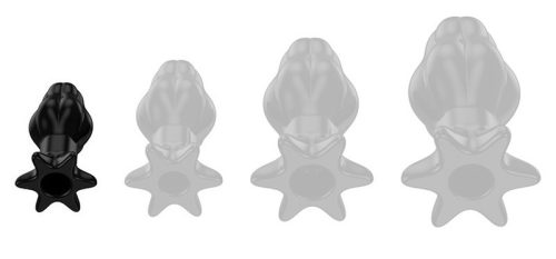 Starass Black Tunnel Plug – prémium anális dugó S méretben