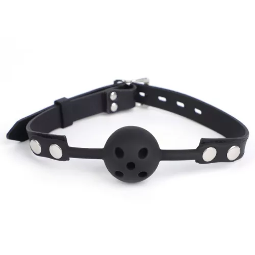 BREATHFIVE 40mm – fekete piercinges golyós szling